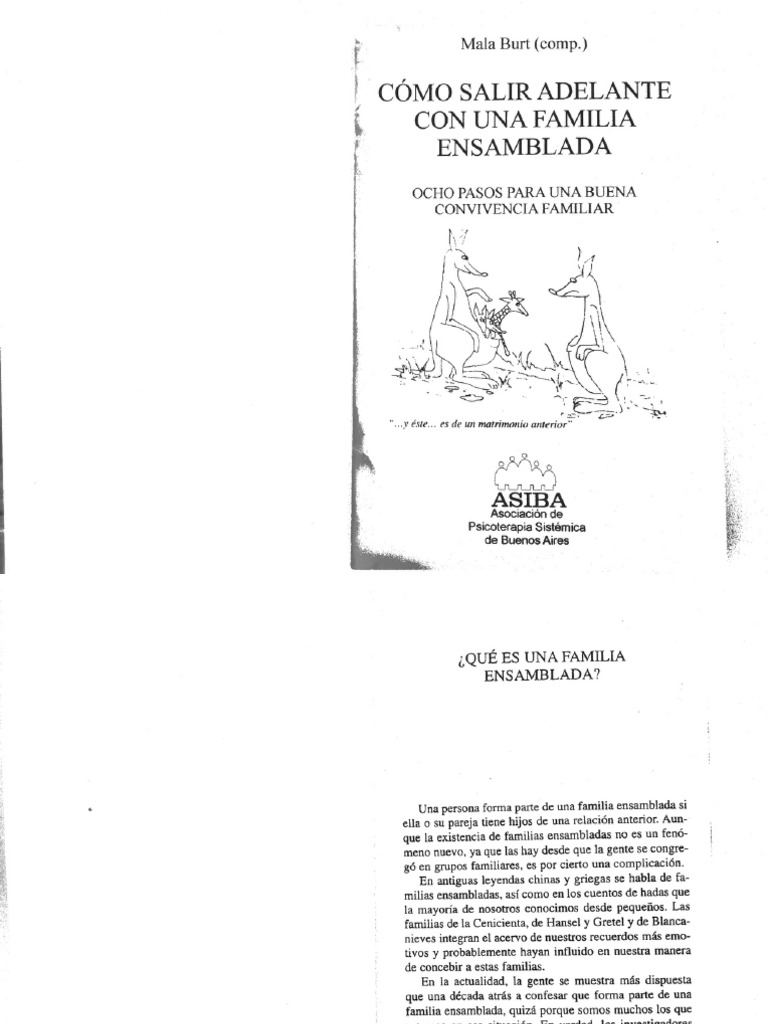 Burt. Cómo Salir Adelante Con Una Familia Ensamblada | PDF