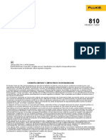 Manual Medidor Vibraciòn Fluke 810 PDF
