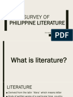 Survey of Philippine Literature