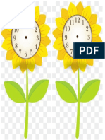 Sunflower Clock