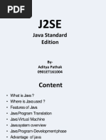 Java Standard Edition: By-Aditya Pathak 0901ET161004