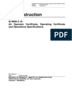 SI 8900-3.18 Amdt 1 - AOC, OC, and Operation Specification