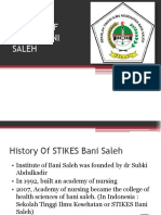 Profile of Stikes Bani Saleh