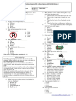 Latihan PTS Bahasa Inggris SD Tahun Ajaran 2019/2020 Kelas 6 Nama: - Mata Pelajaran: Bahasa Inggris Kelas: 6 (Enam)