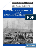 Historia Economica de La Ganaderia Argentina - Horacio Giberti