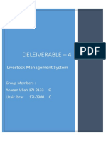 Deleiverable - 4: Livestock Management System