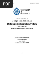 Coursework Distributed System Greenwich