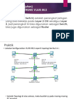 VLAN MLS (Lanjutan)