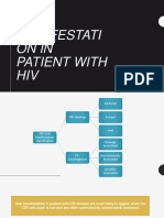 oral manifestation in HIV patients