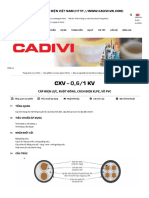 Catalogue Cáp Cadivi