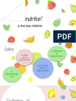 "Malnutrition": by Nurul Rizkia (1806203332)