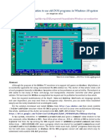 DOS Programs in Windows-10 DOS Programok Windows-10 Alatt