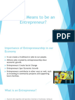 What It Mean To Be An Entrepreneur Report Final
