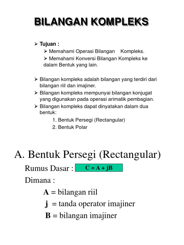 Konversi Bilangan Kompleks: Rectangular & Polar | PDF