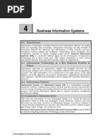 Business Information Systems: © The Institute of Chartered Accountants of India