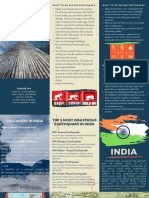 Brochure For Indian Eartquake