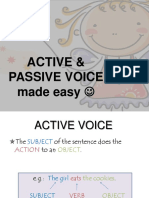 Active Passive Voice