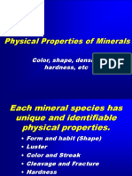 Physical Properties of Minerals: Color, Shape, Density, Hardness, Etc