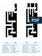 Clothes Crossword