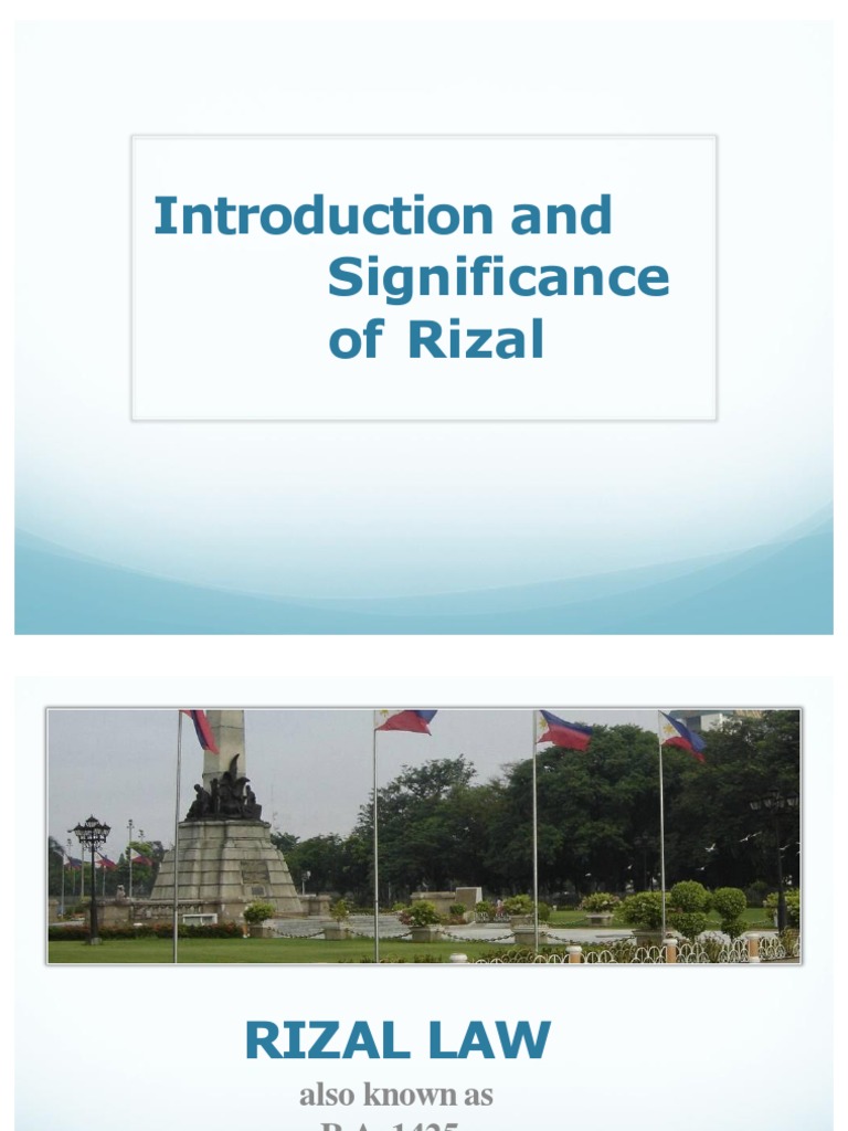 Understanding the Rizal Course | PDF | Philippines