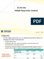 Topics in Regression Fall2015