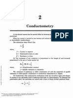 College Practical Chemistry - (Conductometry) PDF