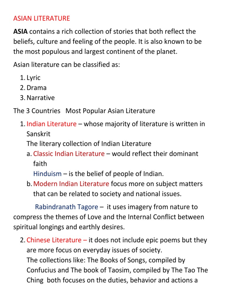 ASIA Contains A Rich Collection of Stories That Both Reflect The | PDF
