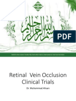 Retinal Vein Occlusion Studies
