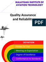 Quality Assurance and Reliability
