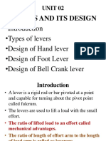 Design of Levers and its Types