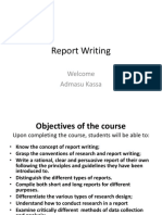 Report Writing