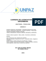 UNIDAD II. Generalidades de Anatomía PDF