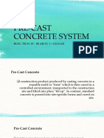 Pre-Cast Concrete System