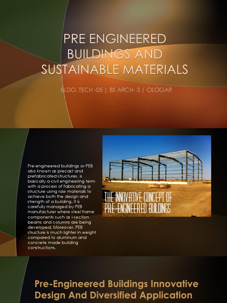Pre-Engineered Buildings & Sustainability | PDF | Roof | Building ...