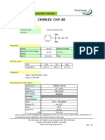 CHEMEX CHP-80 ORGANIC PEROXIDE PROPERTIES AND SPECIFICATIONS