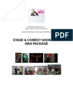 Stage & Comedy Show One-Man Package