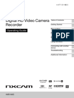 Sony NX3 PDF