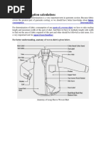 Woven Shirt Fabric Consumption Calculation