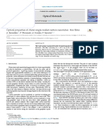 Optical Materials: Optical Properties of Chiral Single-Walled Carbon Nanotubes Thin Films