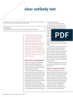 Antinuclear Antibody Test: Keywords