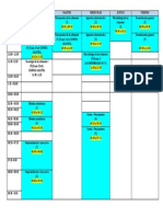 Horario V Ciclo