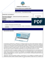 Práctica 01 Lab Electrónica II 19-20