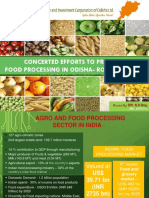 Concerted Efforts To Promote Food Processing in Odisha-Role of Apicol