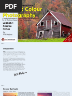 Fine Art Colour Photography: Lesson 1 Course Notes