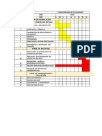 DIAGRAMA Gantt