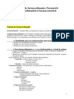 02 - Notiuni de Farmacodinamie - Parametrii Farmacodinamicii Si Farmacocineticii