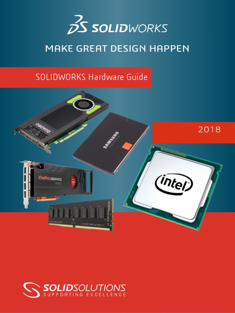 Solidworks Hardware Guide 2018 PDF Multi Core Processor Graphics Processing Unit