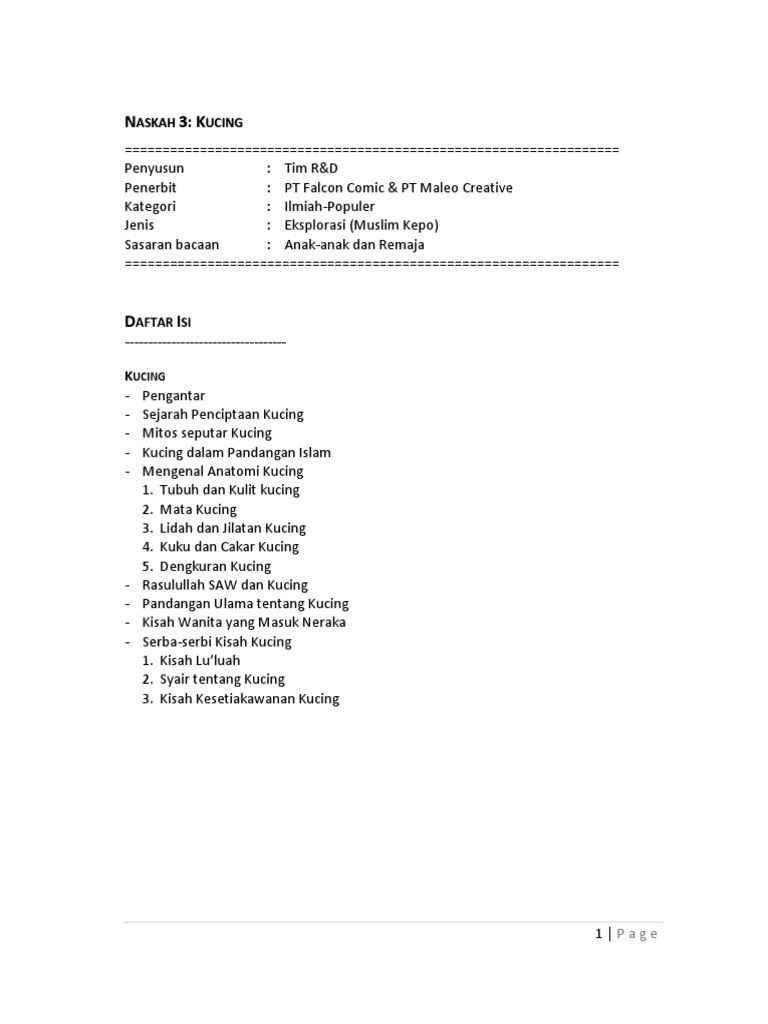 Naskah-3 (Kucing)  PDF