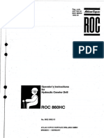 Atlas Copco Operator's Instructions For ROC 860HC