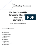 Elective Course (2) - Composite Materials MET 443